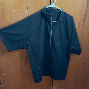 FootJoy Black Performance Half-Zip Golf Jacket